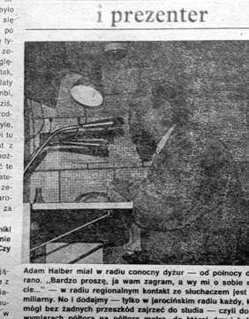 Adam Halber - Świat Młodych, Jarocin 87