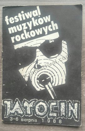 Okładka folderu Jarocin 1988