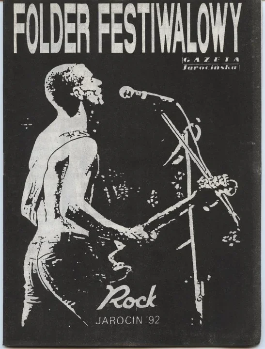 Folder Festiwalowy Jarocin 92