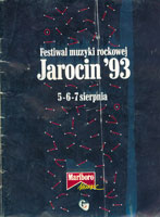 Folder Jarocin 93 — okładka 1