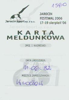 Karta meldunkowa